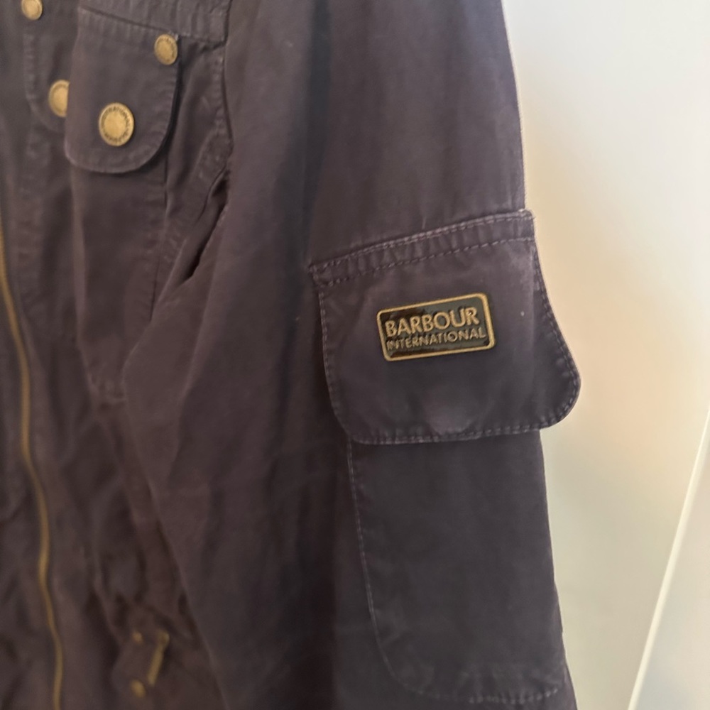 Barbour Navy Utility Jacket - Picture 2 of 4